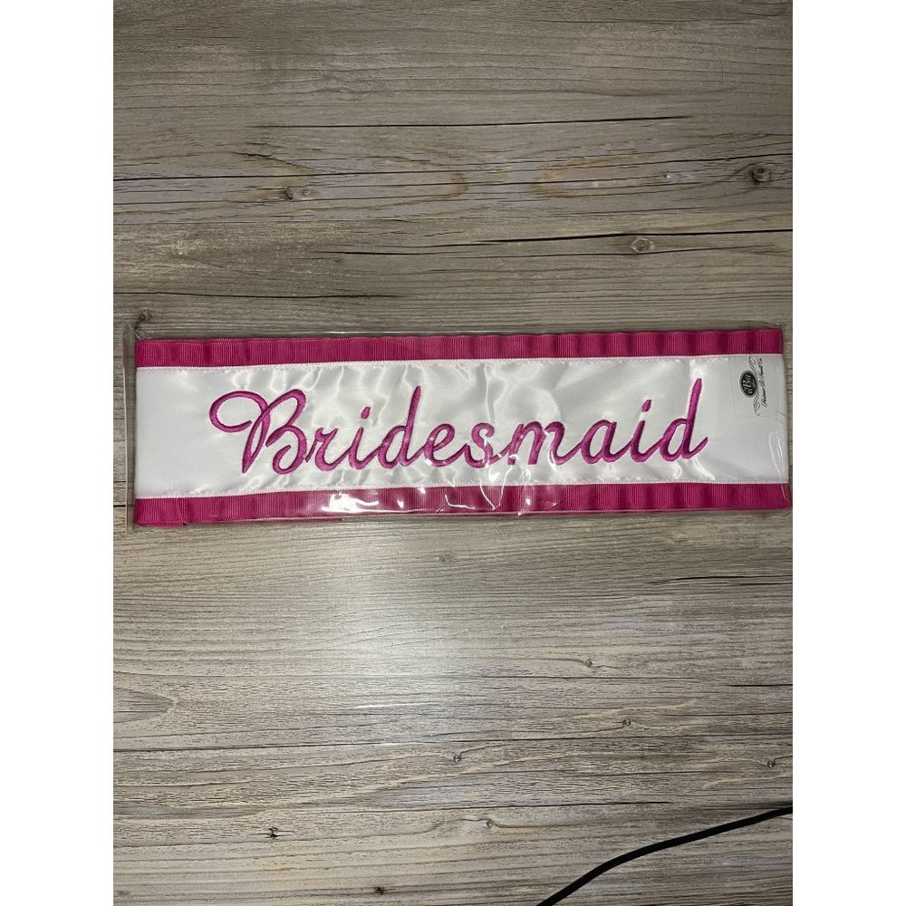 Wedding Bachelorette Decoration Embroidery Bridesmaid Bridal Shower Sash